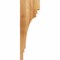 Ekena Millwork Pescadero Rough Sawn Corbel, Western Red Cedar, 4"W x 8"D x 24"H COR04X08X24PEC00RWR - alternate 2
